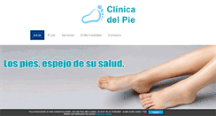 Desktop Screenshot of clinicadelpieibiza.com