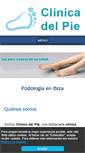 Mobile Screenshot of clinicadelpieibiza.com